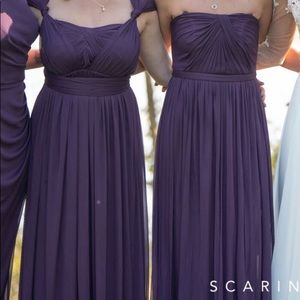 6 way Convertible dress in PLUM.